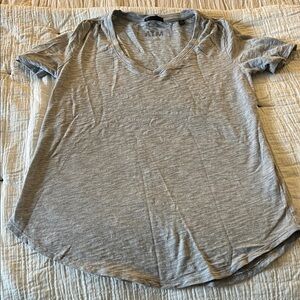 ATM Anthony Thomas Melillo Women's Heather Gray Short Sleeve Tee